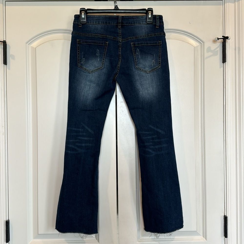 Egs California Flare distressed released hem jeans - Picture 8 of 11